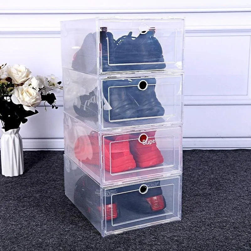 Transparent Shoes Storage Boxes